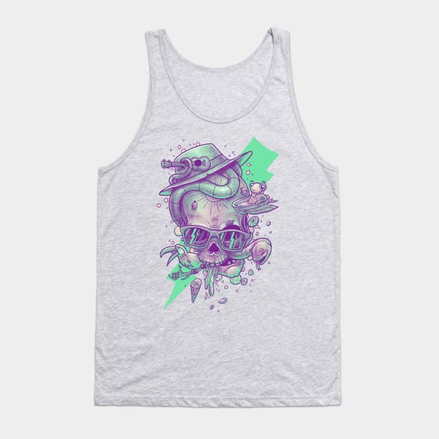 Bleak Summer Skullin' Tank Top by Demented